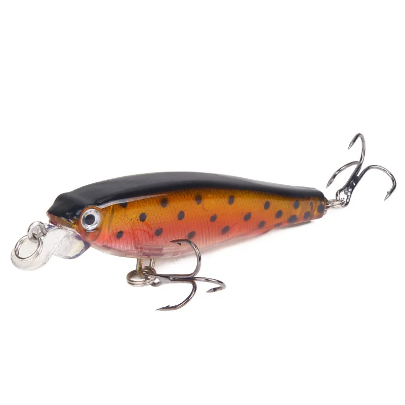 Оптовая продажа 10 шт./лот Лазерная гольян рыболовную приманку 80 мм 7 5 г плавающий