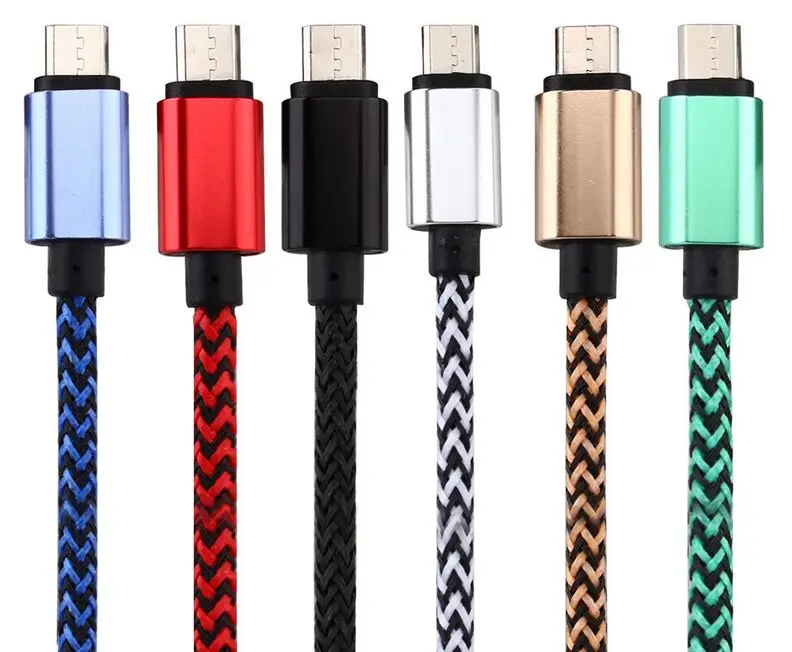 200 шт. короткий Micro V8 Плетеный зарядный USB кабель для SAMSUNG Galaxy s3 S4 S6 htc Android phone