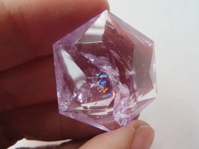 Натуральный Аметист Кварцевый Кристалл Меркаба звезда резьба искусство