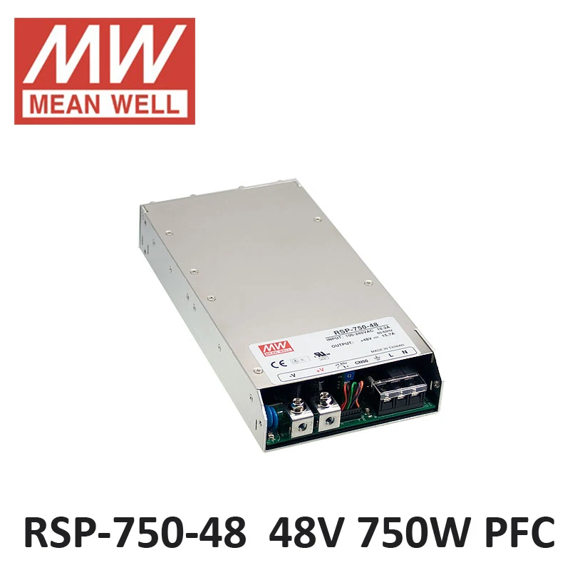 Лабораторный источник питания Meanwell RSP 750 48 PFC В А 264 Вт драйвер источника для