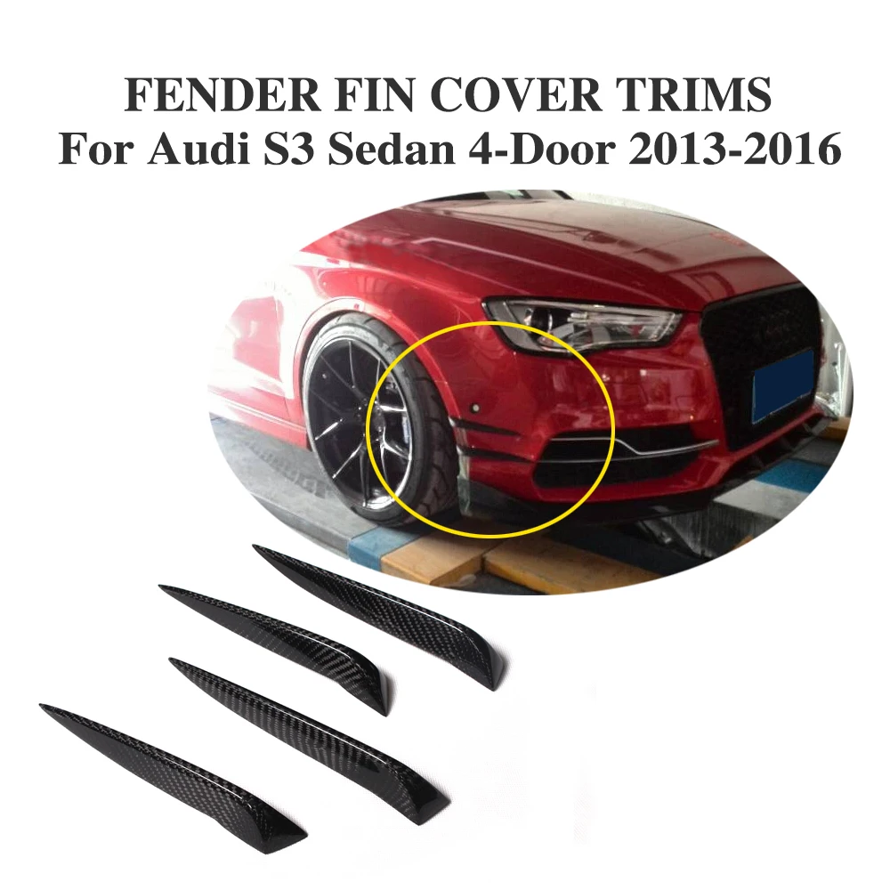 Углеродное волокно/FRP Неокрашенный задний спойлер диффузор для Audi A3 Sline S3 Sedan 4 двери не A3 стандарт стайлинга автомобилей