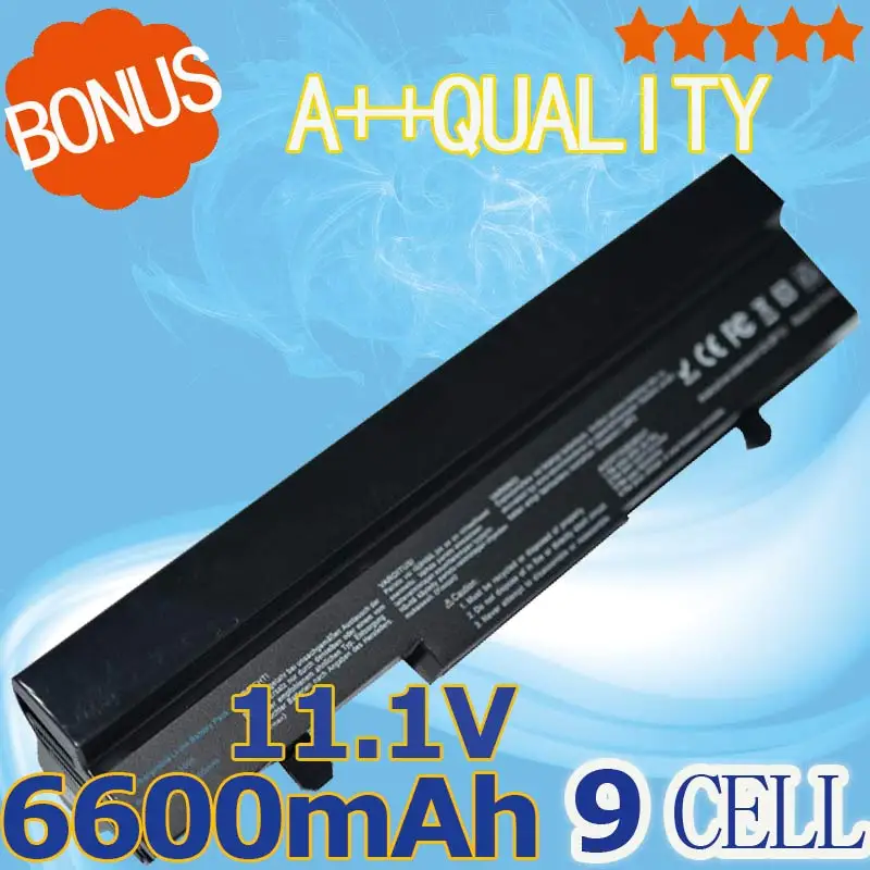Аккумулятор 6600 мАч для Asus Eee PC ml32 1005 1001PX 1001HA P 1001PQ 1005HA AL31 AL32 ML32 PL32 1005|battery charger digital