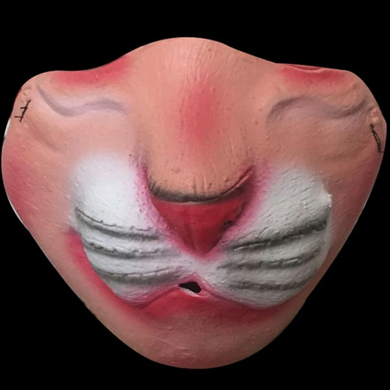 Лиловый Funny Toy Adult Party Latex Mask Clown Cosplay Half Face Horrible Scary Masks Masquerade Halloween Party Decor - Цвет: Лиловый