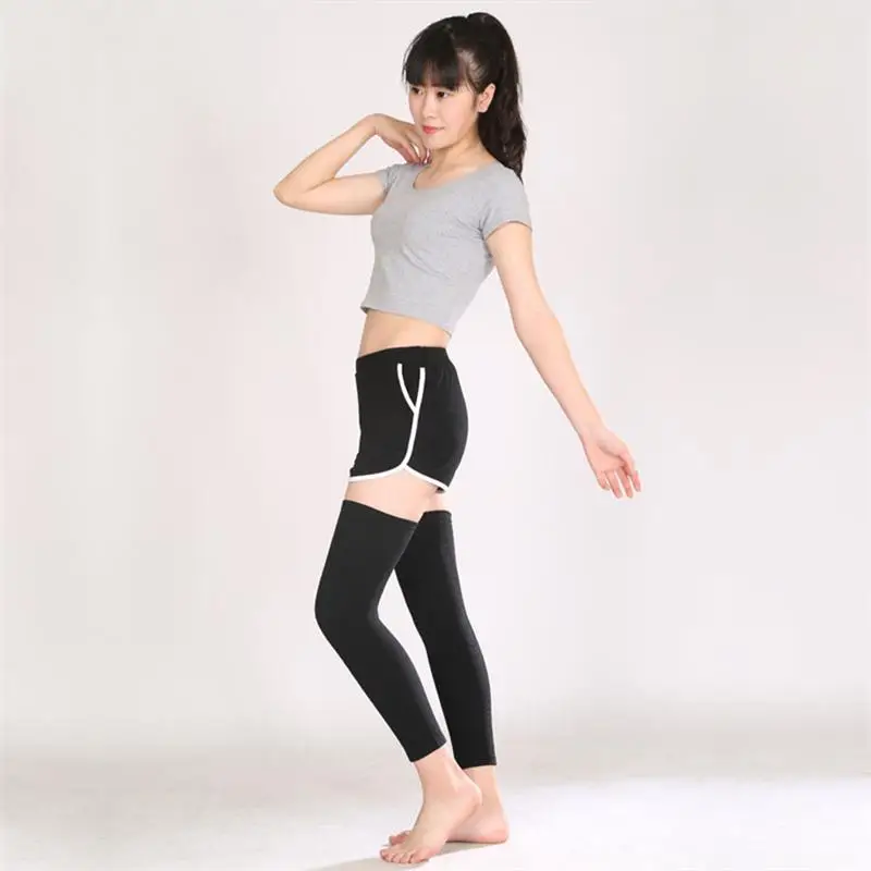 

AOLIKES 1 Pair Super elastic basketball knee pad support brace football leg calf thigh compression sleeve sports safety