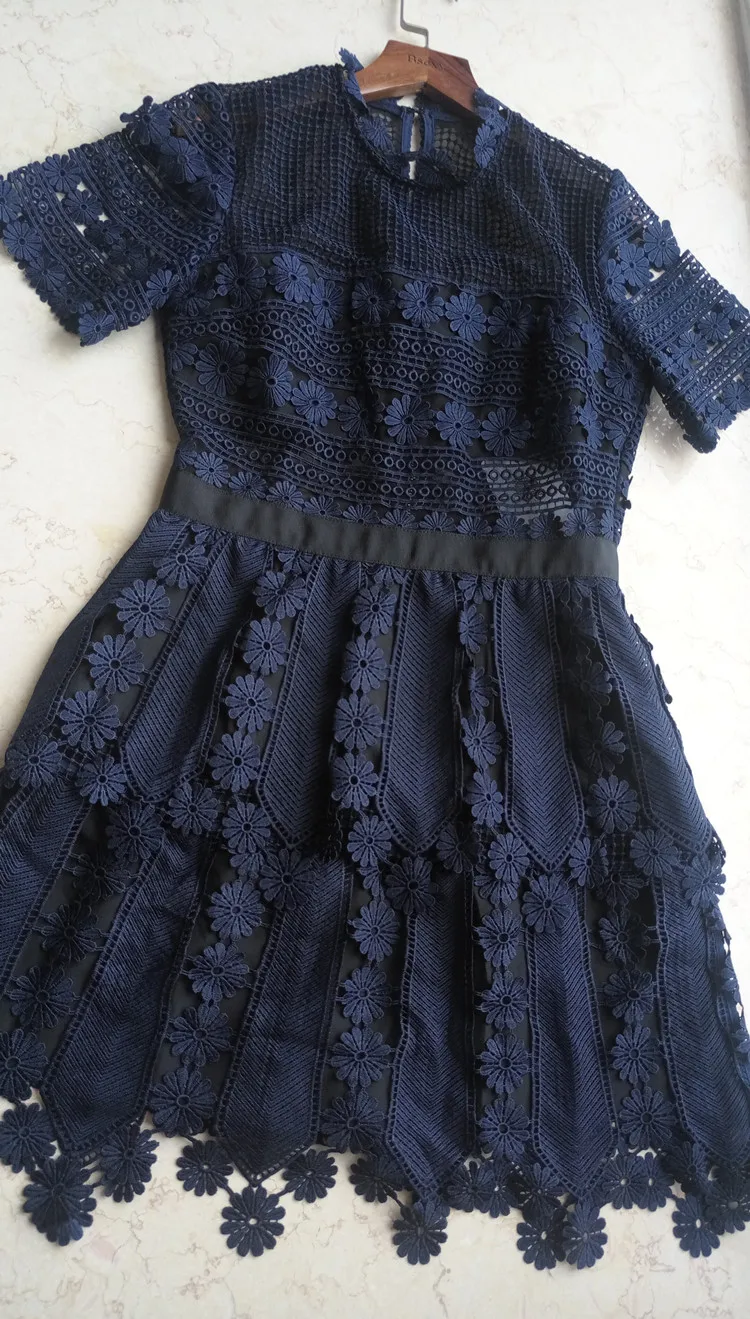 Летнее платье 2019 сексуальный прозрачный короткие рукава опояска женское кружево