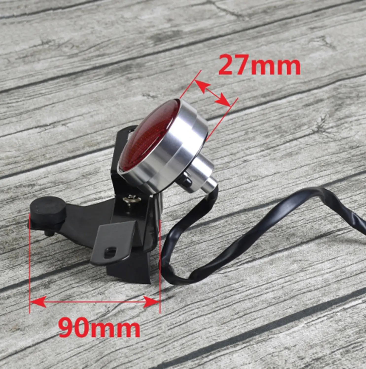 Задсветильник стоп-сигнал Cafe Racer задний фонарь хромированная лампа для Suzuki GN125 GN