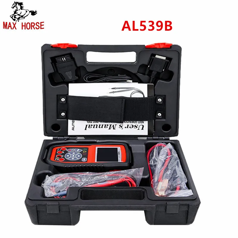 Autel Автоссылка AL539B OBD2 сканер Автомобильный Электрический тестовый инструмент
