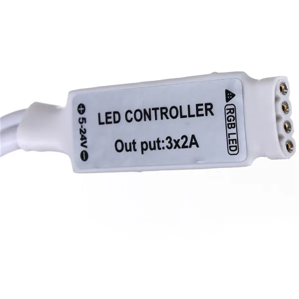 RGB светодиодный контроллер 4 Pin IR 24 Key 44 Key IR Remote 3 Key нажатием диммер вкл/выкл переключатель для 5050 3528 RGB светодиодный светильник