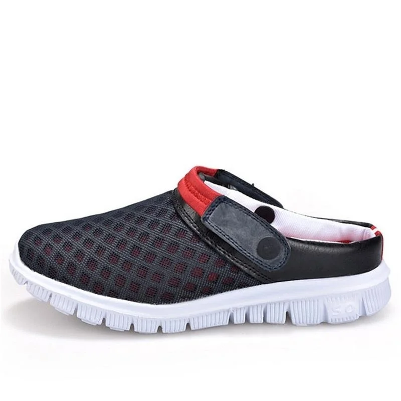 Новинка мужские сандалии шлепанцы с отверстиями для пар мюли и клоги садовая