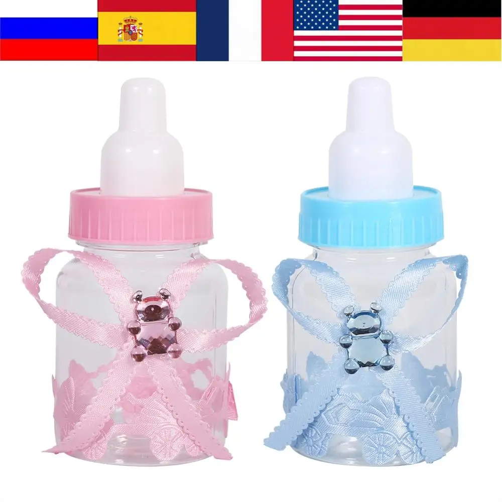 50 шт. Baby Shower бутылка для крещения подарок на день рождения крещение вечерние