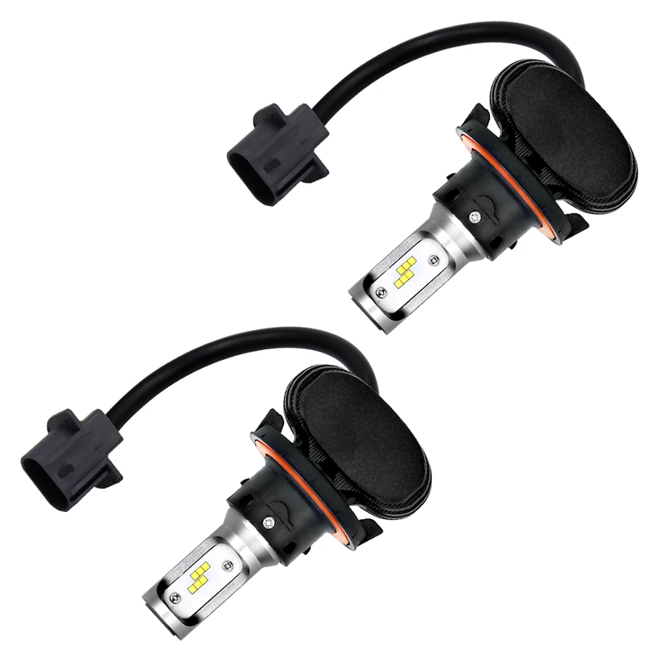 YINGTOUMAN 2 шт. S1 H7 LED H4 H1 H3 H8 H11 H13 H27 880 9004 9005 9006 9007 50 Вт 8000LM Автомобильные фары для