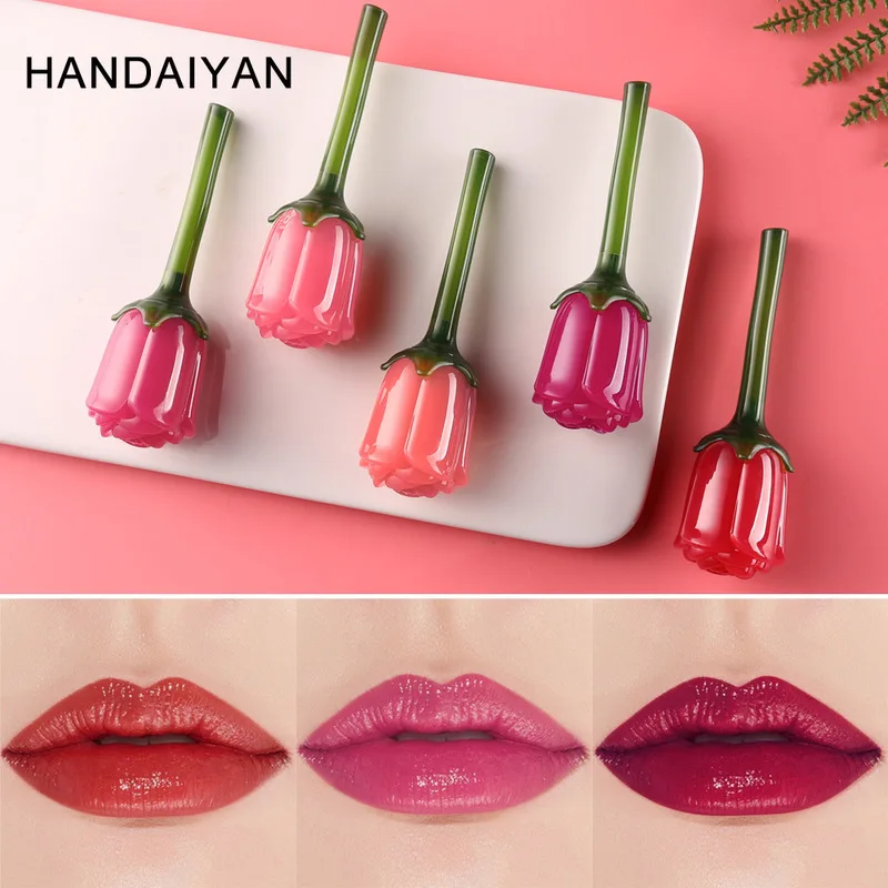 2019 новое Настоящее Kyliejenner Batom mate Focallure Handaiyan зеркало Роза Увлажняющий блеск для губ