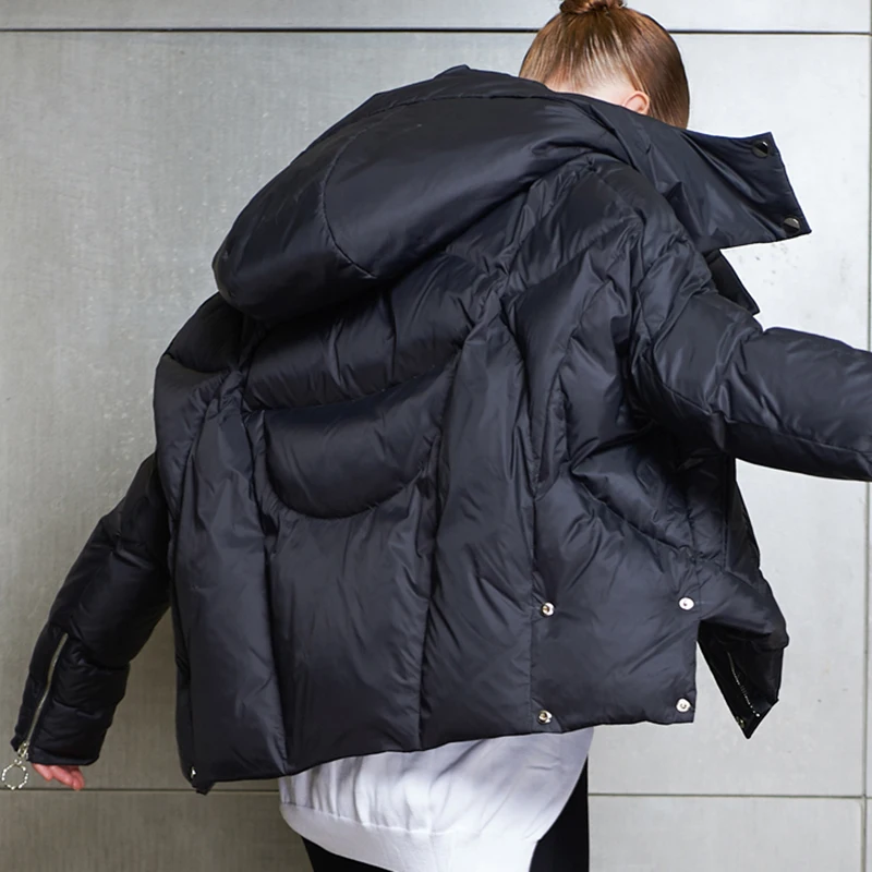 Высококачественное Брендовое женское пуховое пальто 2018 европейский и