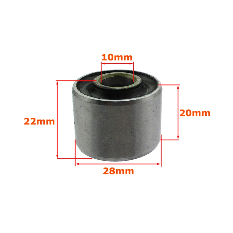XLSION Aftermarket 2 шт. втулка для крепления двигателя 28x20 мм GY6 50cc 125cc 4 тактный 139QMB Скутер