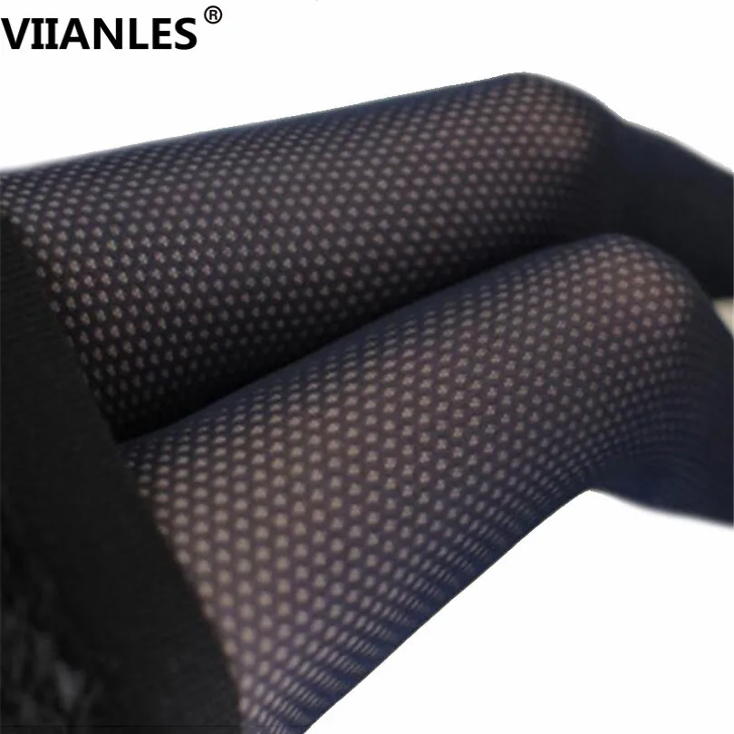 VIIANLES/женские колготки сексуальные чулки Женские Модные ажурные черные сетчатые