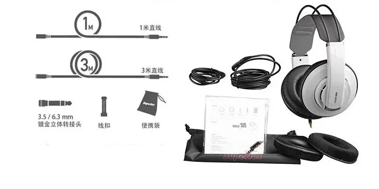 Superlux HD681 EVO серии Профессиональный Мониторинг DJ наушники HD681EVO auricolari auriculares наушники fone de ouvido