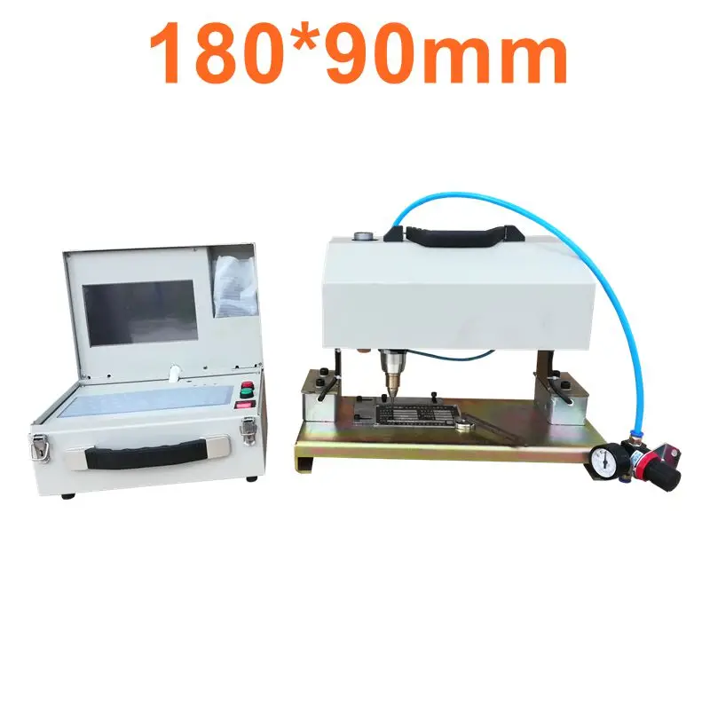 Portable Mini Hand-Hold Dot Peen Marking Machine Handheld Mini Laser Dot Peen Engraving Marking Machine for sale 180*90mm