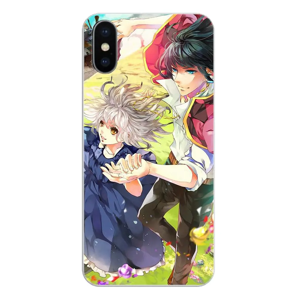 anime Cinderella howls moving castle fan art For LG G7 Q6 Q7 Q8 Q9 V30 X Power 2 3 OnePlus 3T 5T 6T TPU Transparent Bag Case |