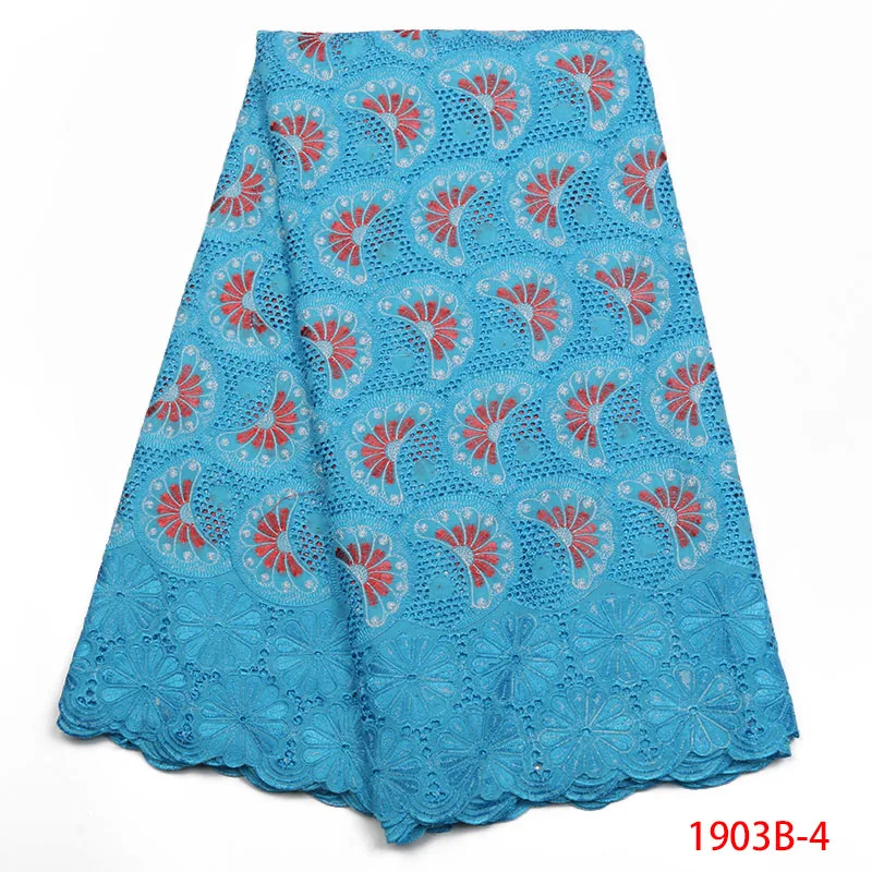 New Arrival African Cotton Lace Fabric Hot Sale Swiss Voile In Switzerland For Wedding Dress L1903B-2 | Дом и сад