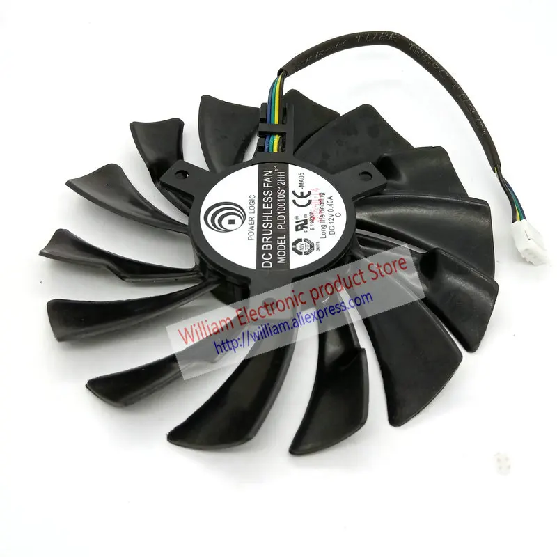Для MSI Aero GTX 1070 ITX Графика карты вентилятор охлаждения PLD10010S12HH DC12V 0.40A FONSONING