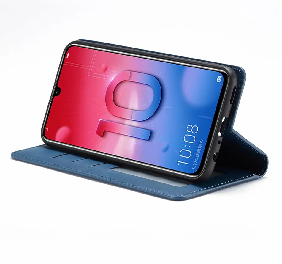 Кожаный винтажный Чехол для Honor 10 Lite, чехол для Huawei Honor 10i, чехлы с откидывающейся магнитной застежкой, чехлы-бумажники для Huawei P Smart, чехол