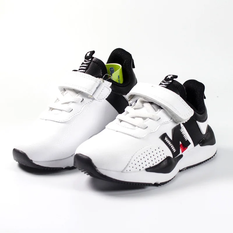 Bdkids Toddler Fashion Sneakers Kids 2018 Children For Boys White And Black Breathable Mesh Hook Loop Eva 162D | Детская одежда и