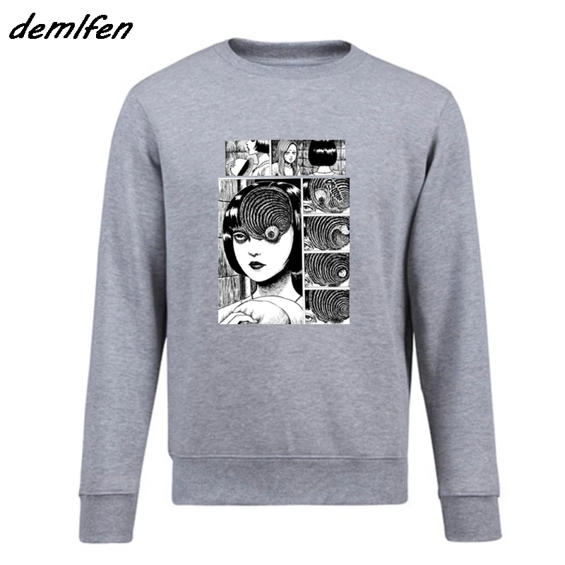 Топы Пальто в хипстерском стиле Узумаки Джунджи Ito Толстовка ужас Manga толстовки