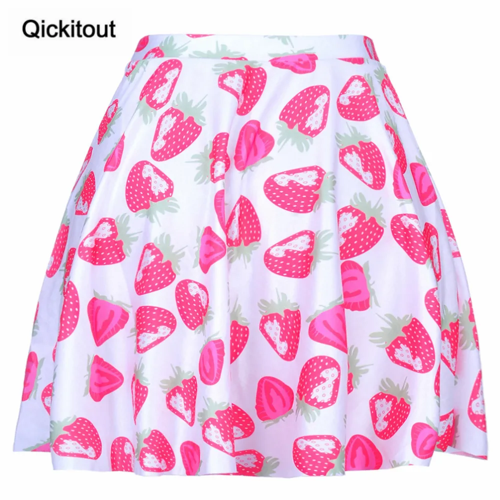 New Hot Women Sexy SKIRTS Ladies STRAWBERRIES AND CREAM SKATER - LIMITED Saia Midi Drop Shipping S119-93 | Женская одежда