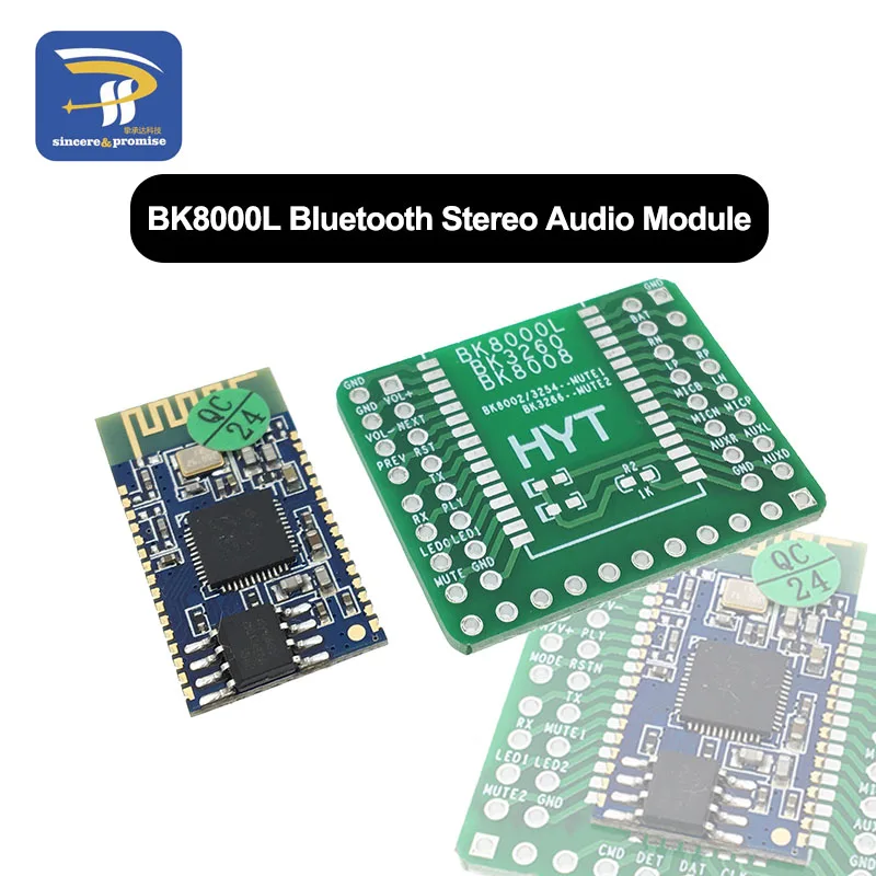 Двойной стереомодуль BK8000L 5 Вт команды AT SPP усилитель bluetooth динамика DIY поддержка AUX