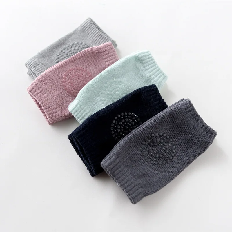 

1 Pair 0-1-year-old Baby Infant Toddler Knee Pads Anti Slip Crawling Safety Leg Warmers Crawling Accessory Baby Knees Protector