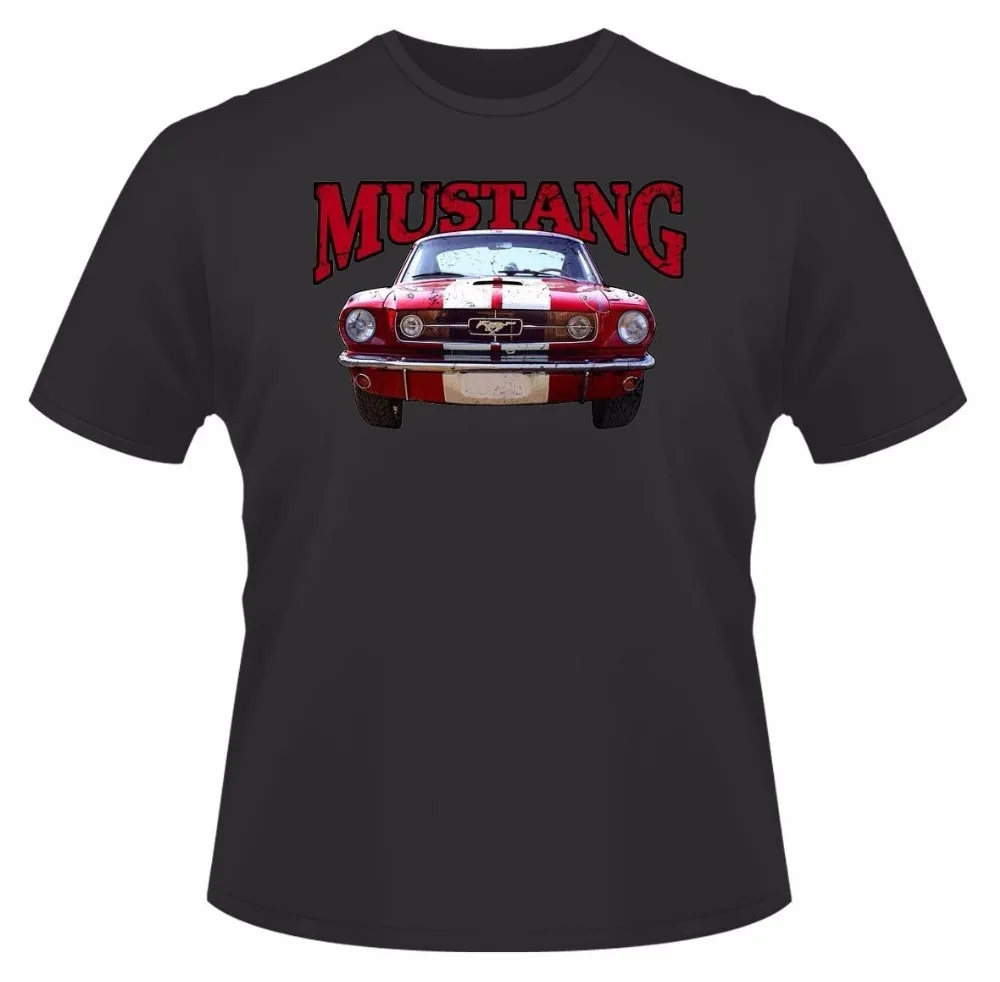 

Футболка мужская/мужская хлопковая с 3D-принтом, модная рубашка Mustang, с идеальным подарком на день рождения