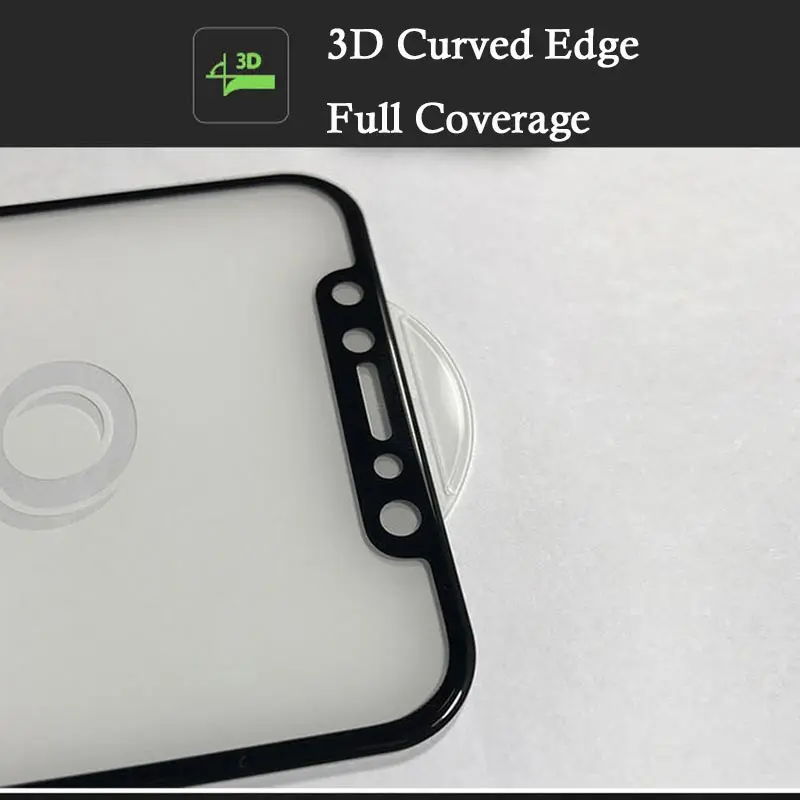 Защитное стекло mocolo закаленное для iPhone X мягкое 3D изогнутое защитное с полным