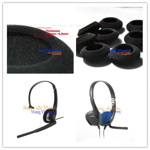 5 пар пенопластовых амбушюров сменные наволочки для наушников Plantronics Audio 626 628 310 PC