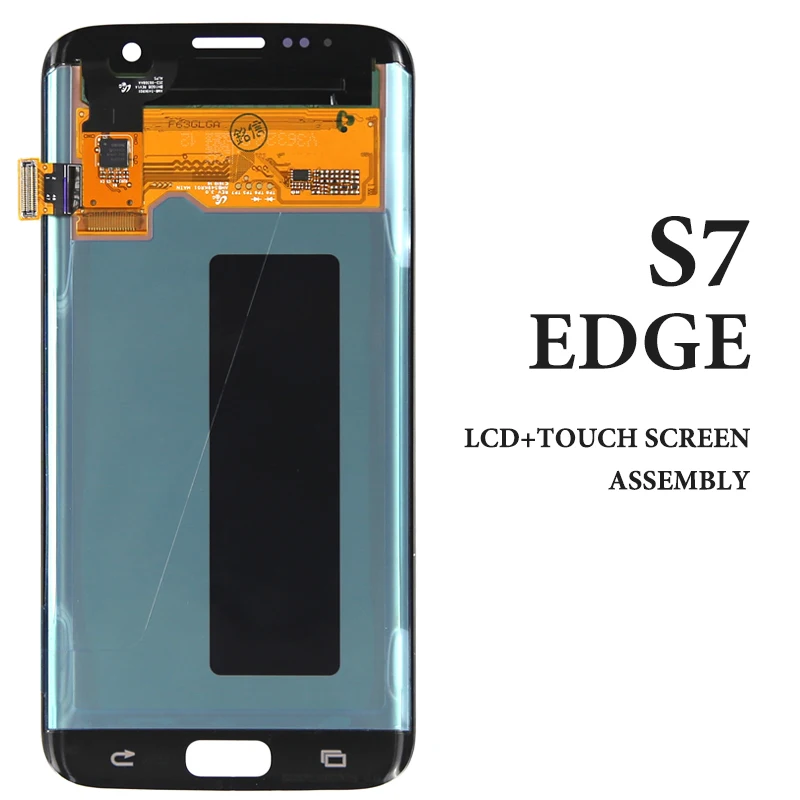 Супер AMOLED 5 &quotдля Samsung S7 Edge ЖК-дисплей экран дигитайзер сборка Замена для G935F |