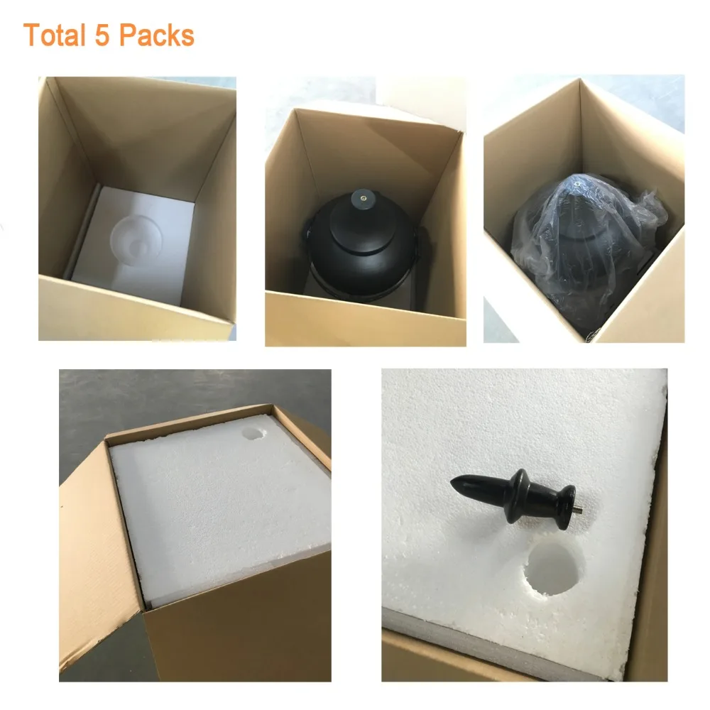 Miglior GLITE 5 Pz/lotto 60w Da Giardino Lanterne Della Luce Di Via Del Led 110v Illuminazione Esterna Per Esterni Palo Della Luce Con 5 Anni Di Garanzia