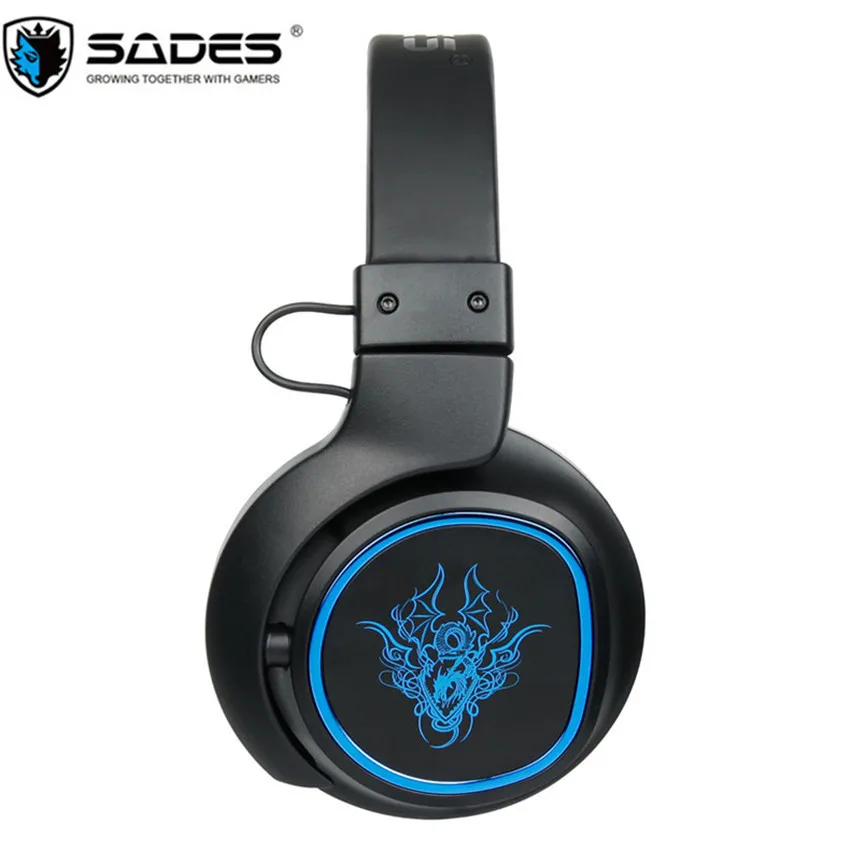 SADES R5 PS4 гарнитура игровой шлем PC Gaming наушники стерео с микрофоном для компьютера