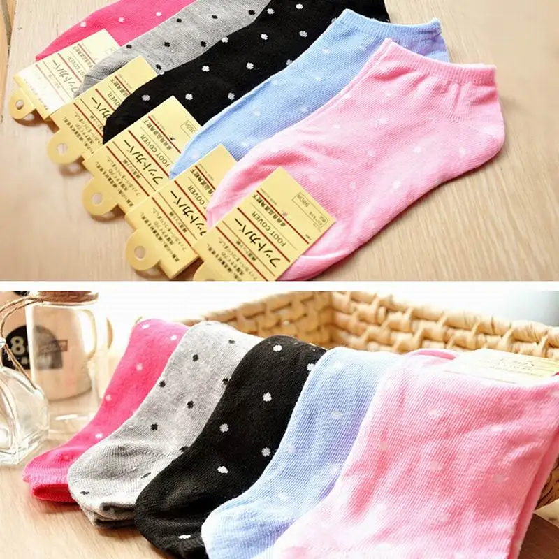 5 пар женские хлопковые спортивные носки |