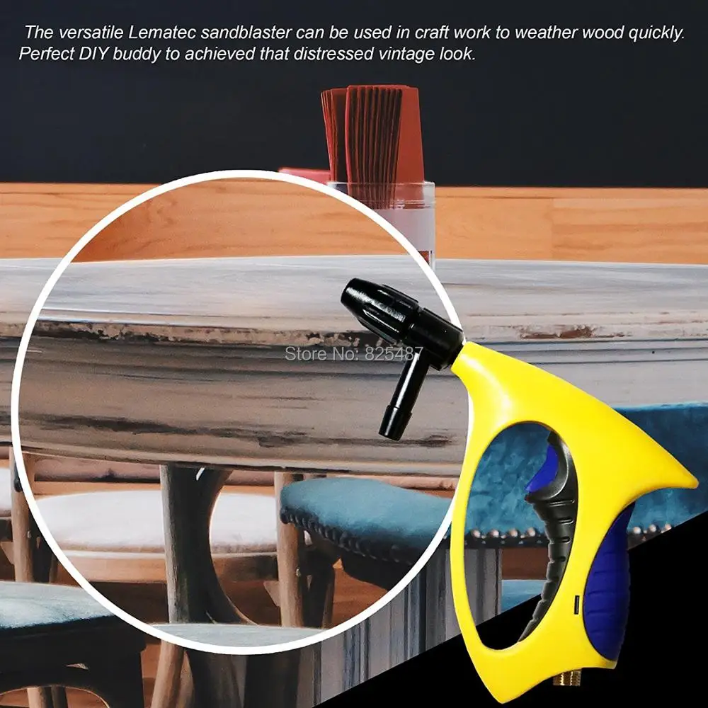 LEMATEC абразивный пневматический Пескоструйный пистолет с шлангом для