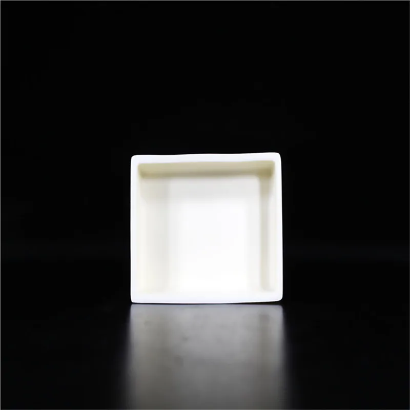 99.5% Square corundum crucible / 710ml 180180.30 Temperature 1600 degrees Sintered ceramic | Обустройство дома