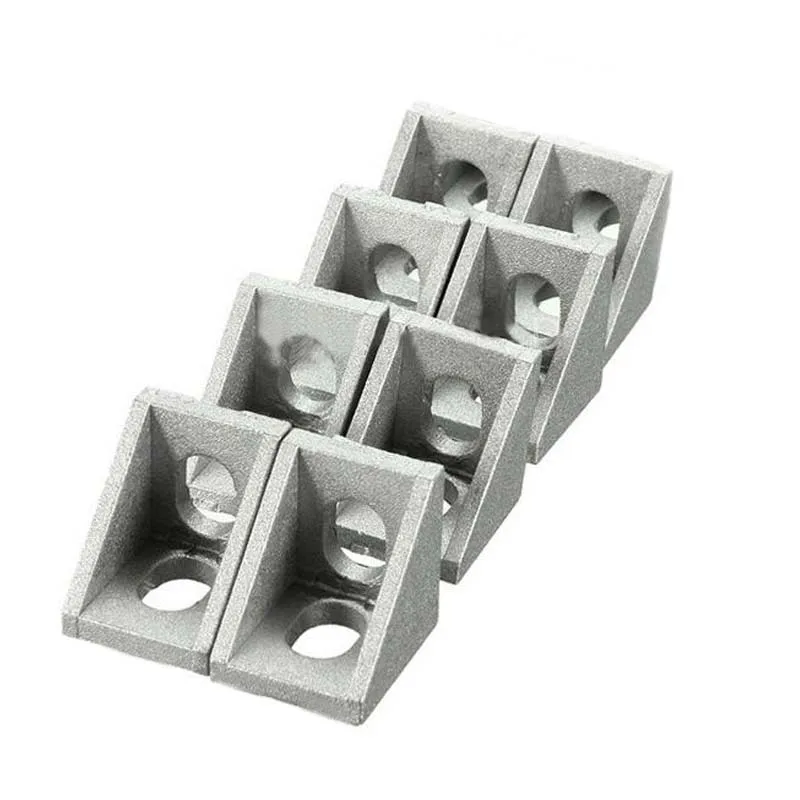 10 шт./25 шт. угловые алюминиевые фитинги 2020 20x20x17 мм|Угловые кронштейны| |