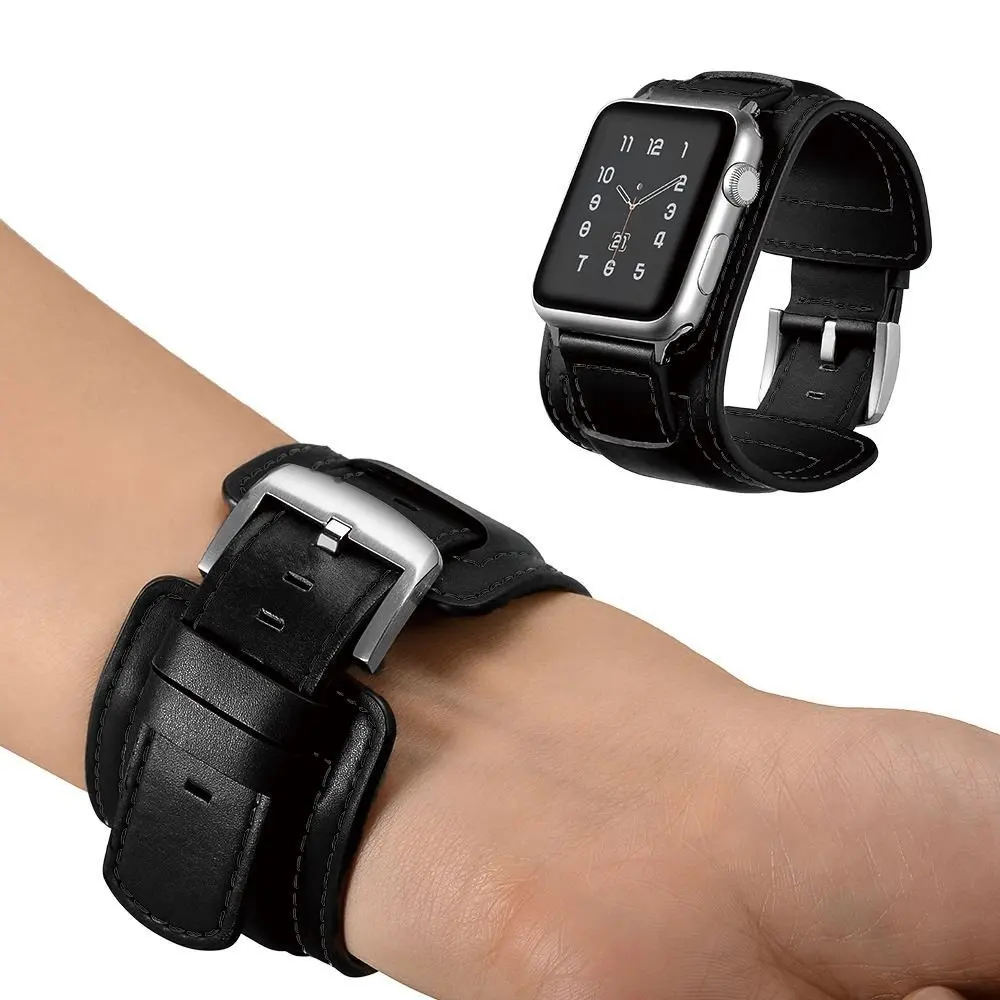 Ремешок для iwatch 3842 мм ремешок из натуральной кожи с пряжкой Apple Watch Series 3 2