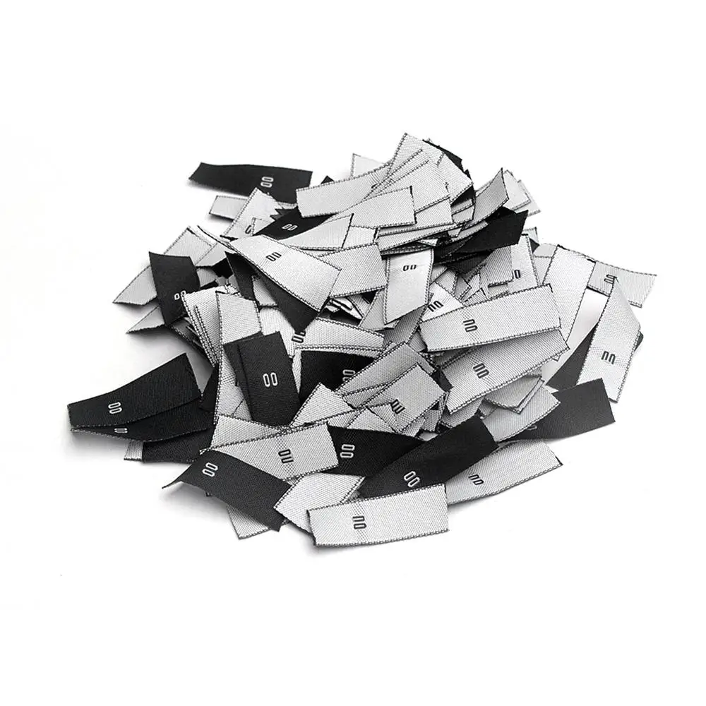 NB одежда для малышей этикетка с размером Одежда новорожденных тканая номером