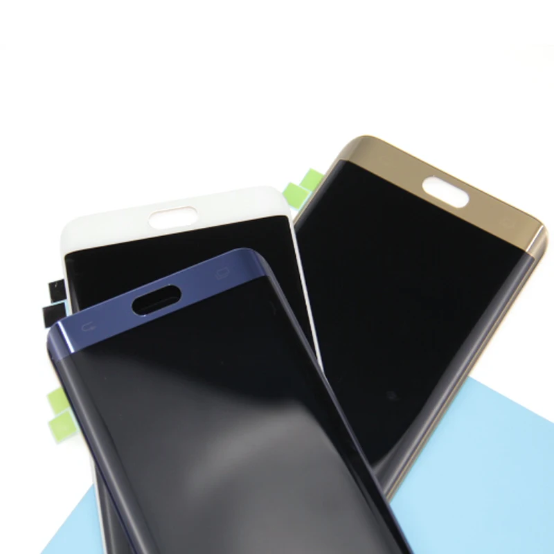 Новый AMOLED ЖК дисплей s для Samsung Galaxy S6 edge Plus G928 G928F планшета сенсорный экран без