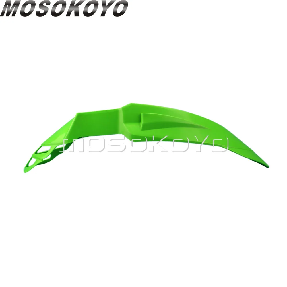 Зеленое переднее крыло мотоцикла EVO для Kawasaki KLX KLR KX 110 150 140L 250 450 грязезащитные