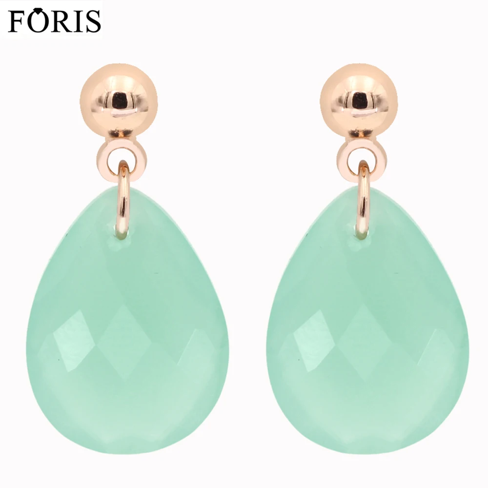 Брендовые украшения FORIS 7 цветов великолепные красивые серьги из розового золота