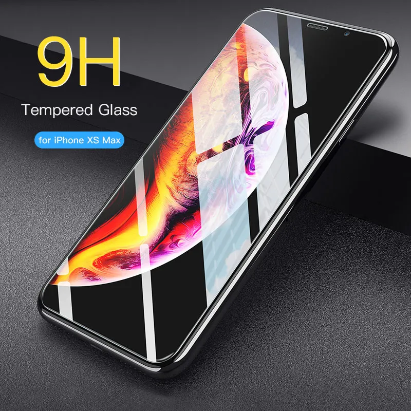 Защитная пленка для экрана Apple iPhone 8 Plus 7 9H защитная из закаленного стекла XS Max XR X 6S 6
