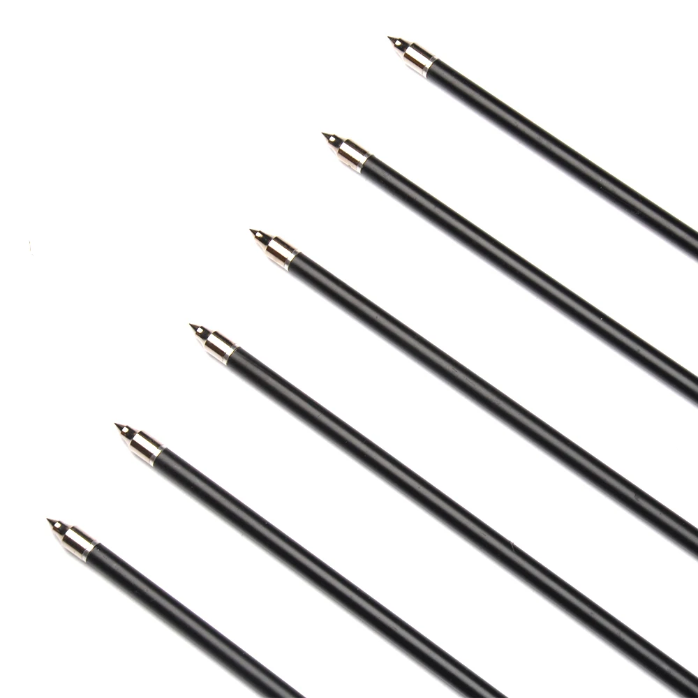 Стрелы из углеродного волокна с черно белыми стержнями 550 6/12/24 шт.|carbon shaft arrow|carbon