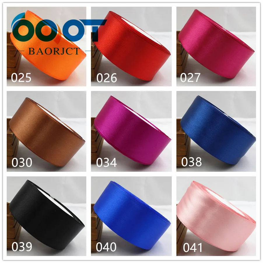 1 1/2 ''(38 мм) атласная лента тканевая шелковая декоративные рулоны ленты 25