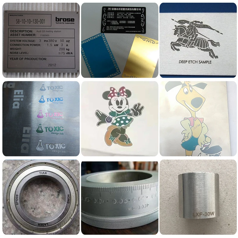 Raycus генератор ручного управления волоконный лазерный маркер гравер машина со