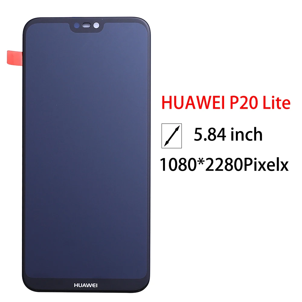 2280*1080 AAA качественный ЖК дисплей с рамкой для HUAWEI P20 Lite экран ANE LX1 LX3 Nova 3e|Экраны